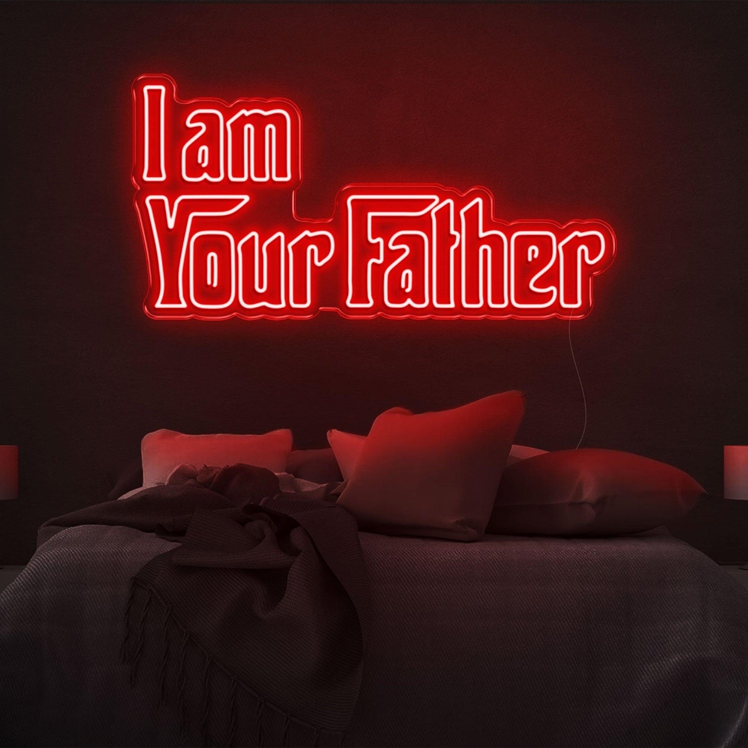Vintage Blue I Am Your Father Led Neon Sign For Bedroom Decor | Shineneon