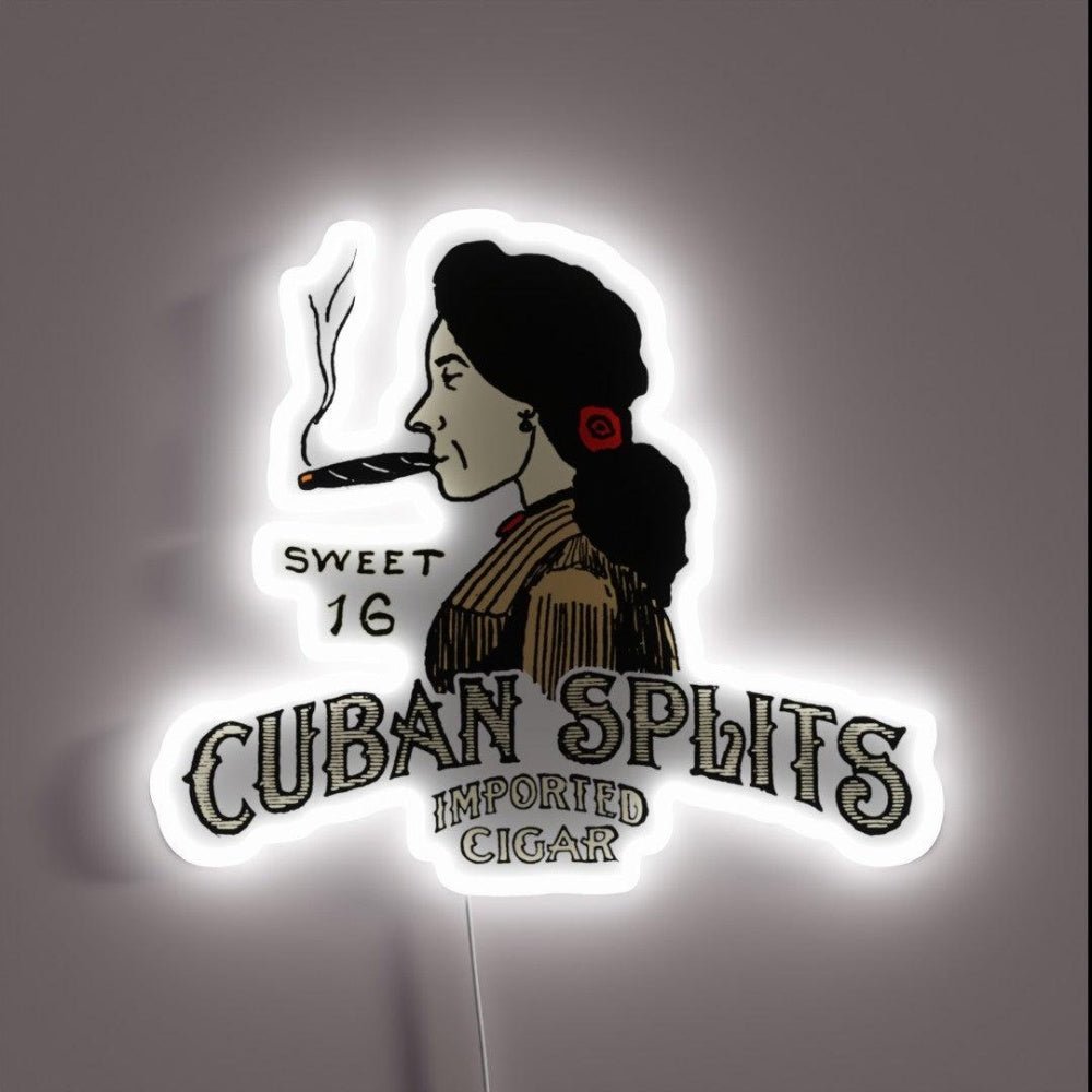 Vintage Cuban Cigar Remix Rgb Led Neon Sign - Shineneon