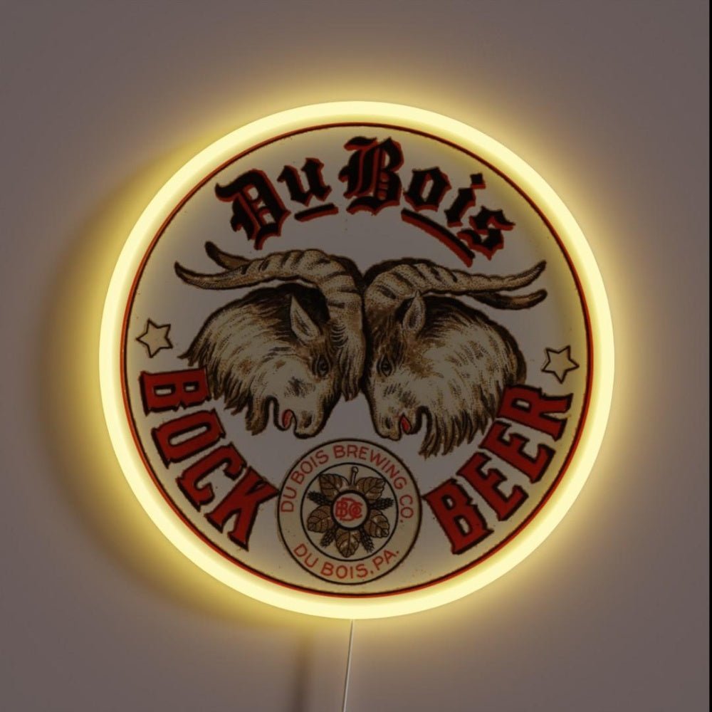 Vintage Dubois Bock Beer Dubois Brewing Rgb Led Neon Sign - Shineneon
