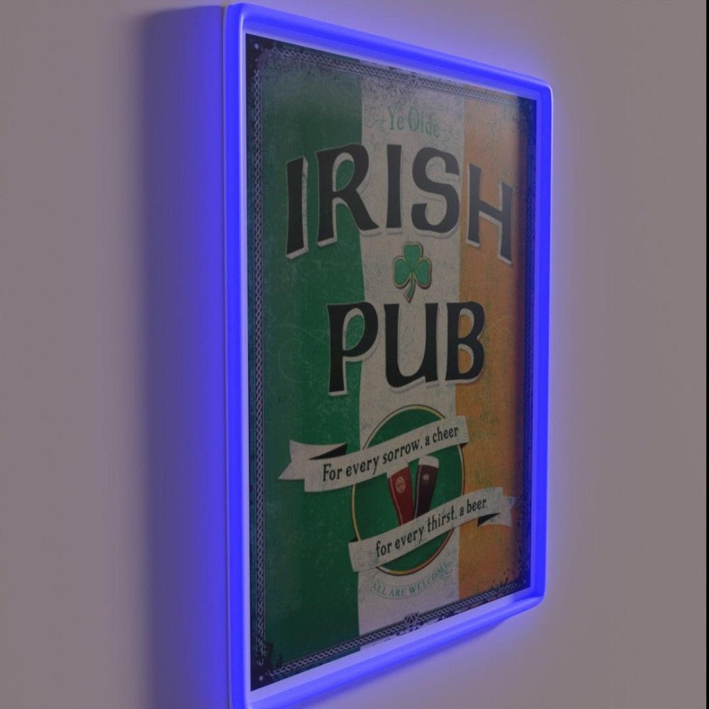 Vintage Irish Pub Sign Rgb Led Neon Sign - Shineneon