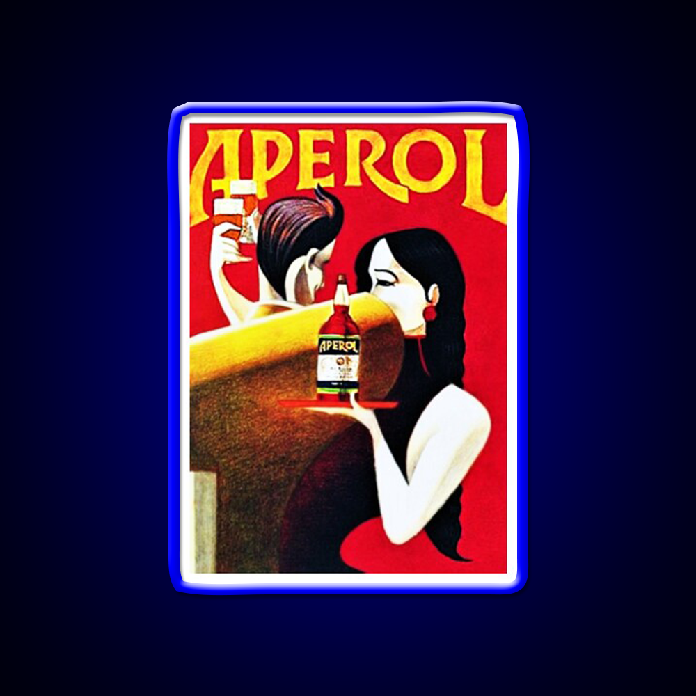 Vintage Italian Apero Aperitif Antico Whiskey Drink Bar Led Neon Sign Rgb Color