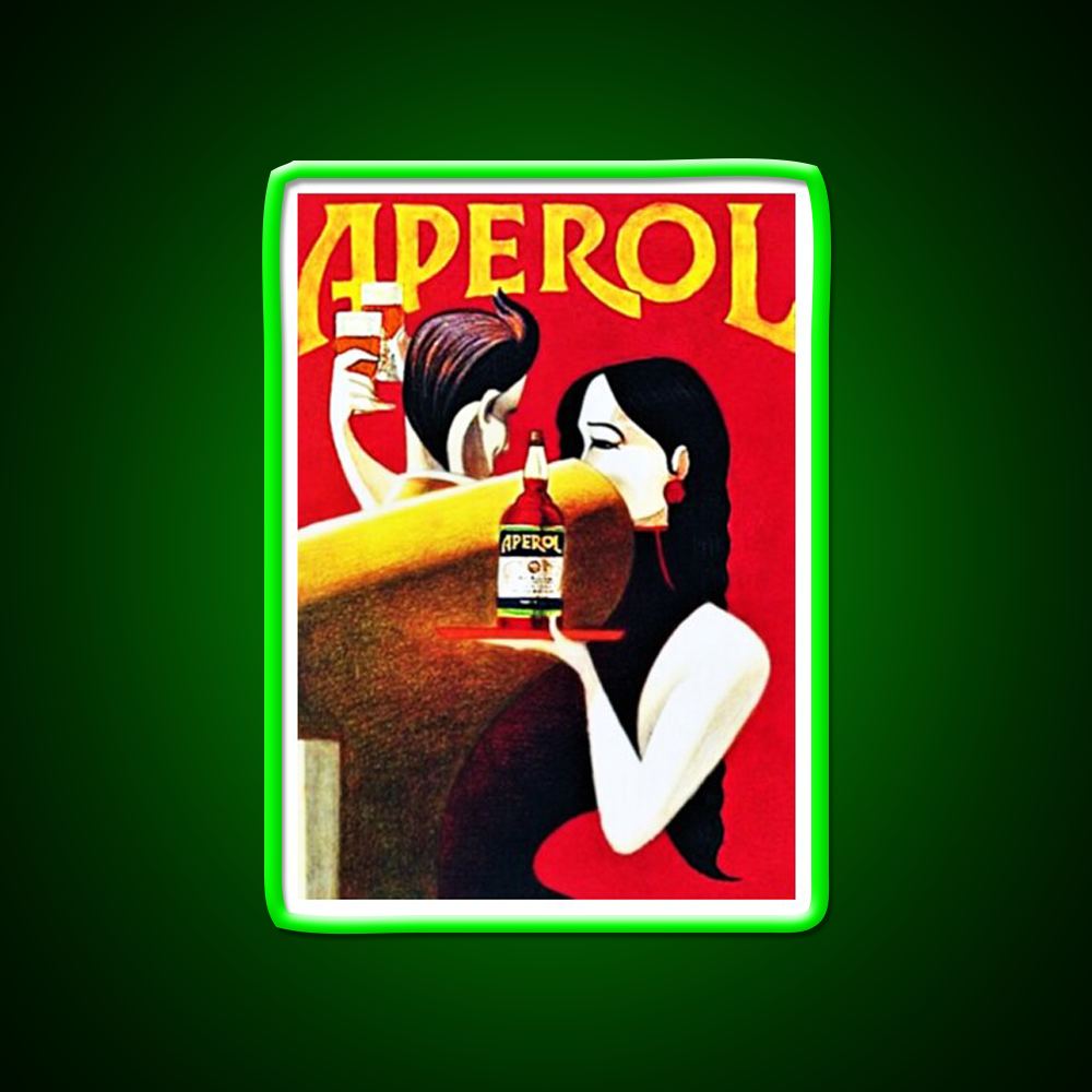 Vintage Italian Apero Aperitif Antico Whiskey Drink Bar Led Neon Sign Rgb Color