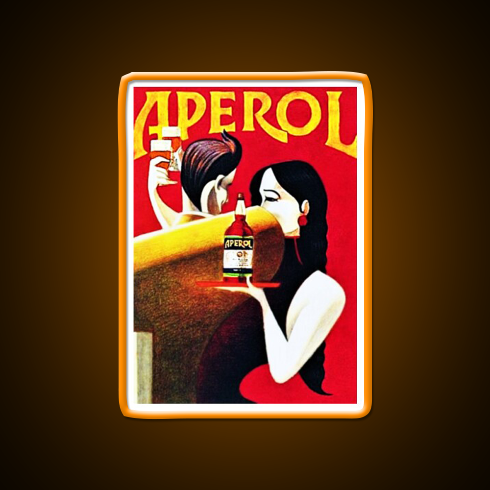 Vintage Italian Apero Aperitif Antico Whiskey Drink Bar Led Neon Sign Rgb Color