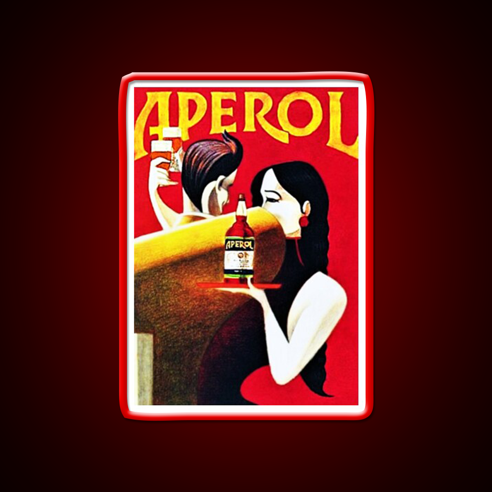 Vintage Italian Apero Aperitif Antico Whiskey Drink Bar Led Neon Sign Rgb Color
