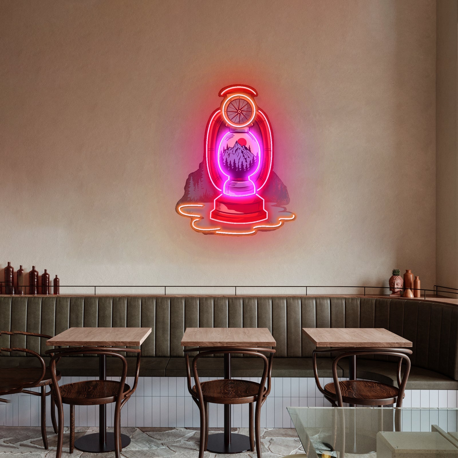 Vintage Lantern Led Neon Sign Light Custom Led Signs - Shineneon