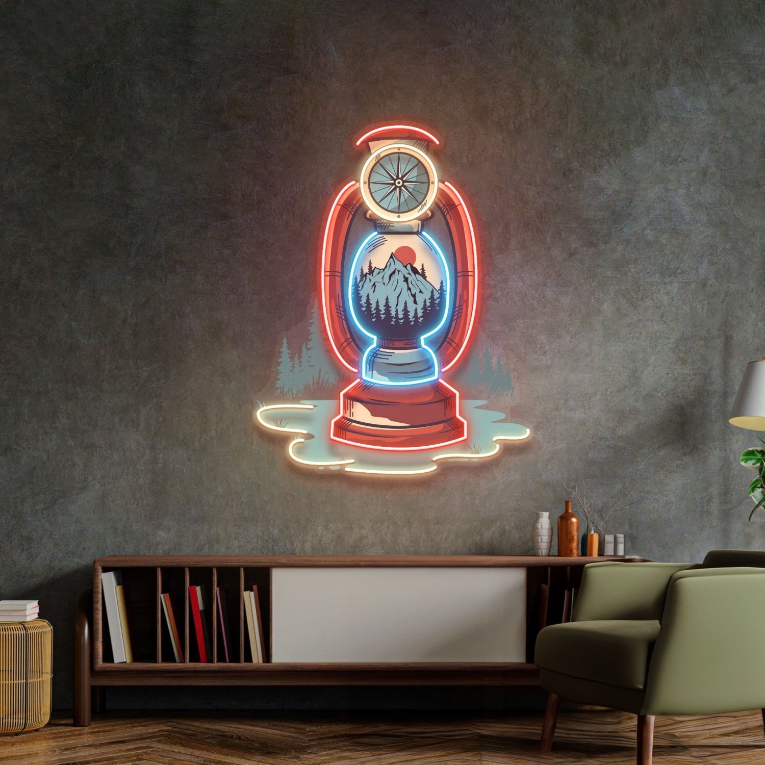 Vintage Lantern Led Neon Sign Light Pop Art | Shineneon
