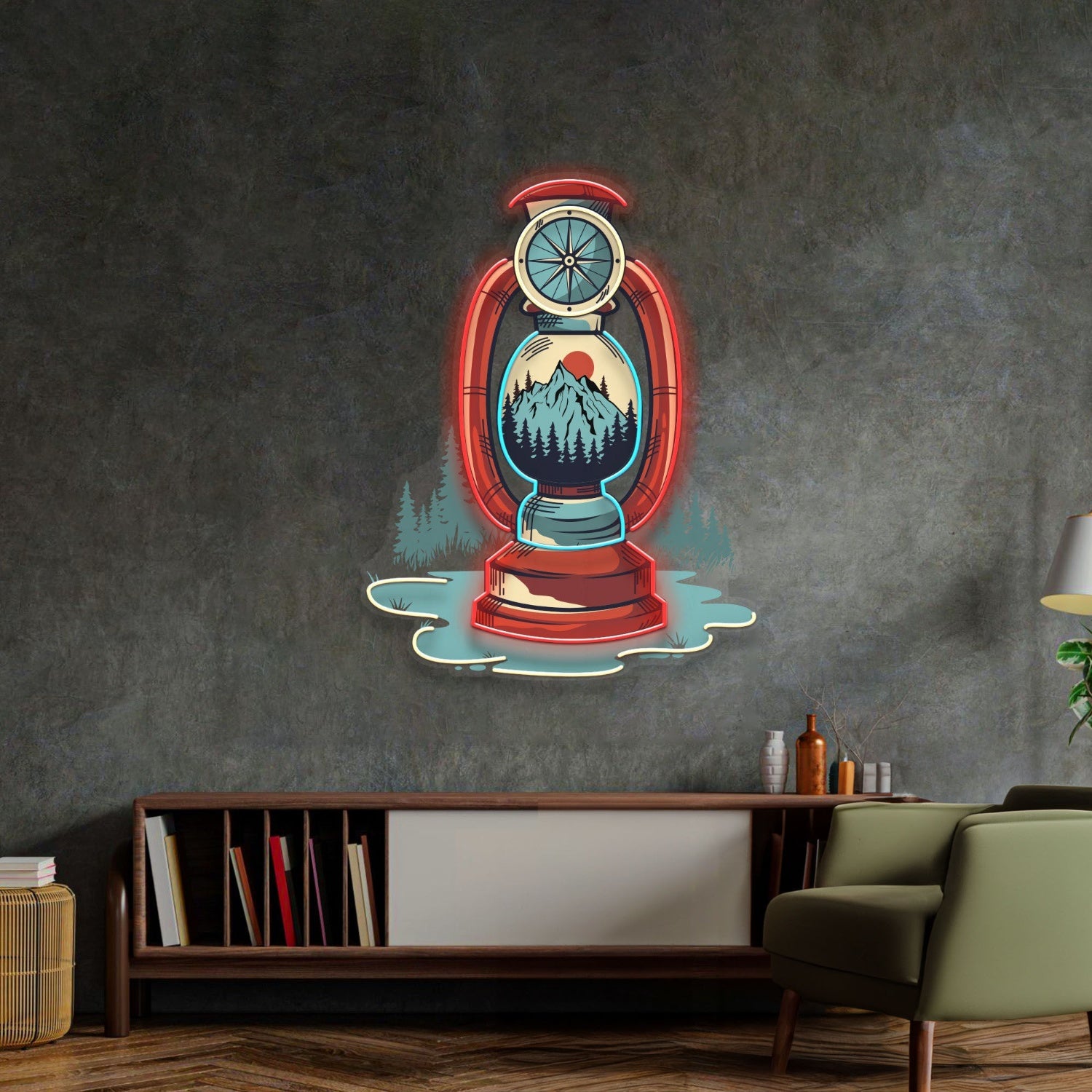 Vintage Lantern Led Neon Sign Light Pop Art | Shineneon