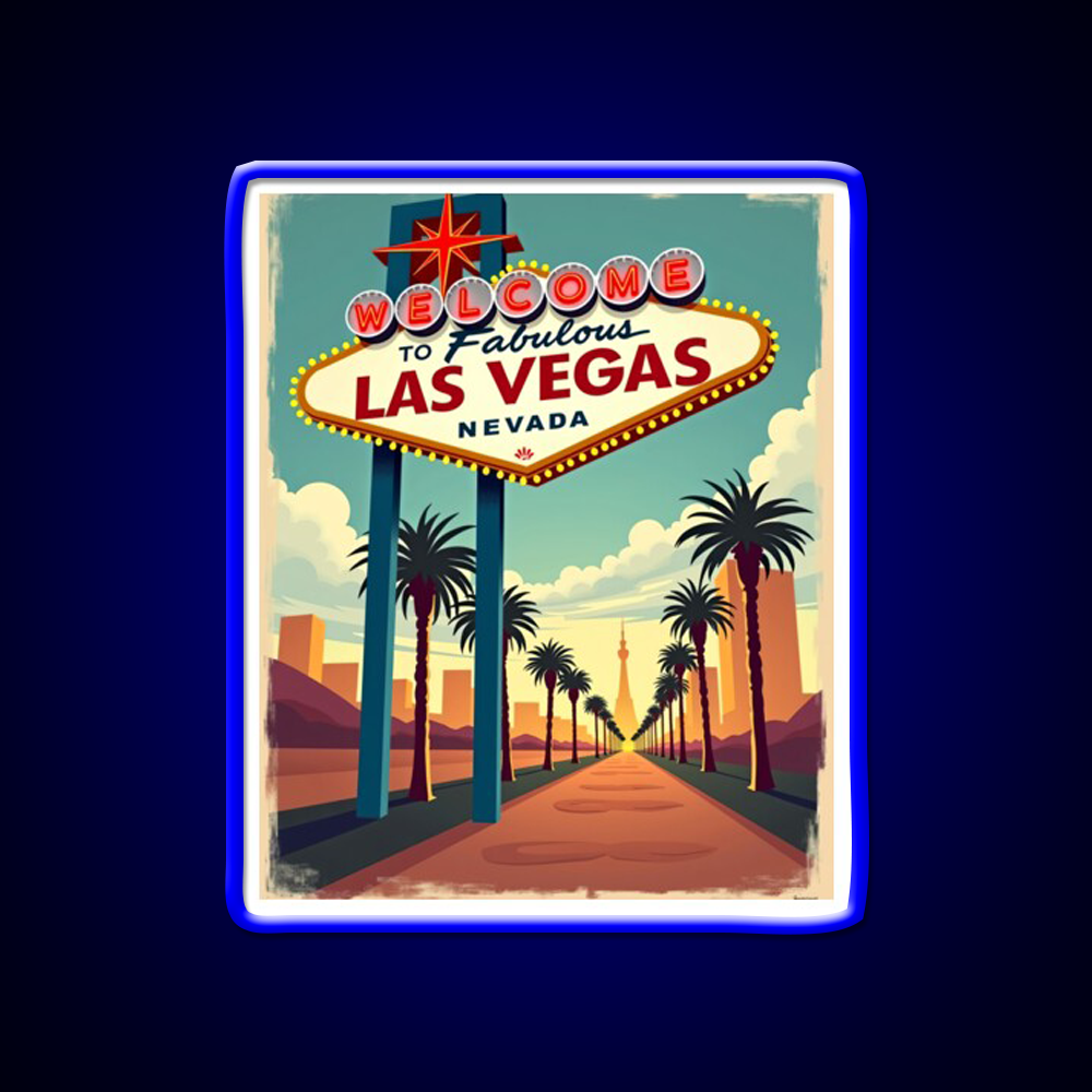 Vintage Las Vegas Strip Welcome Sign Welcome Led Neon Sign Open Sign Rgb Color