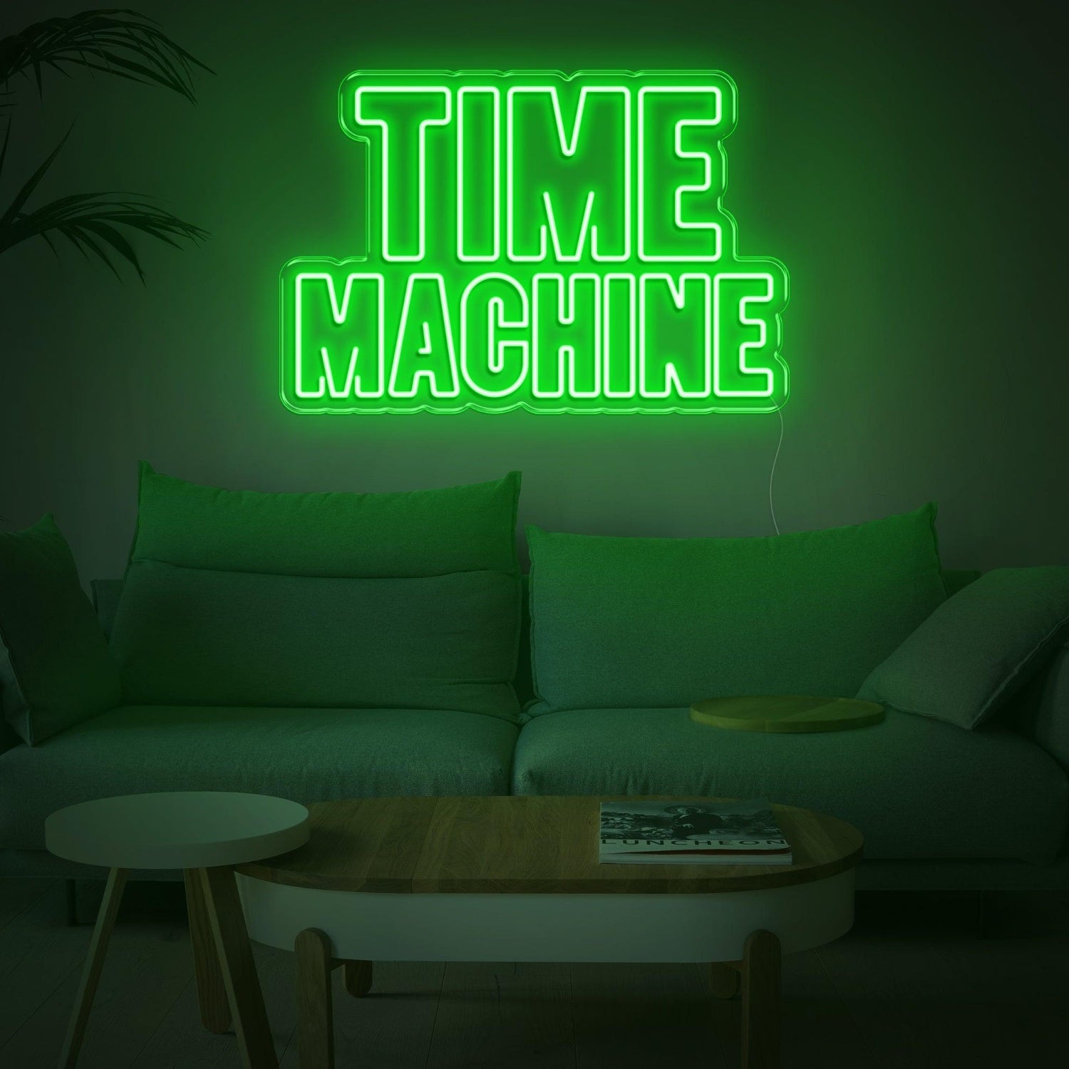 Vintage Orange Time Machine Led Neon Sign For Modern Home Decor | Shineneon