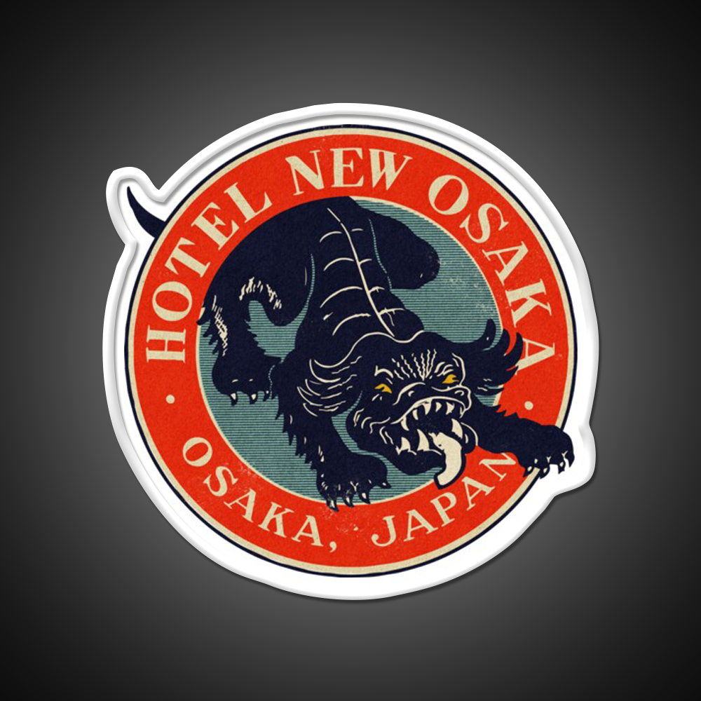 Vintage Osaka Japan Hotel Whiskey Drink Bar Led Neon Sign Rgb Color