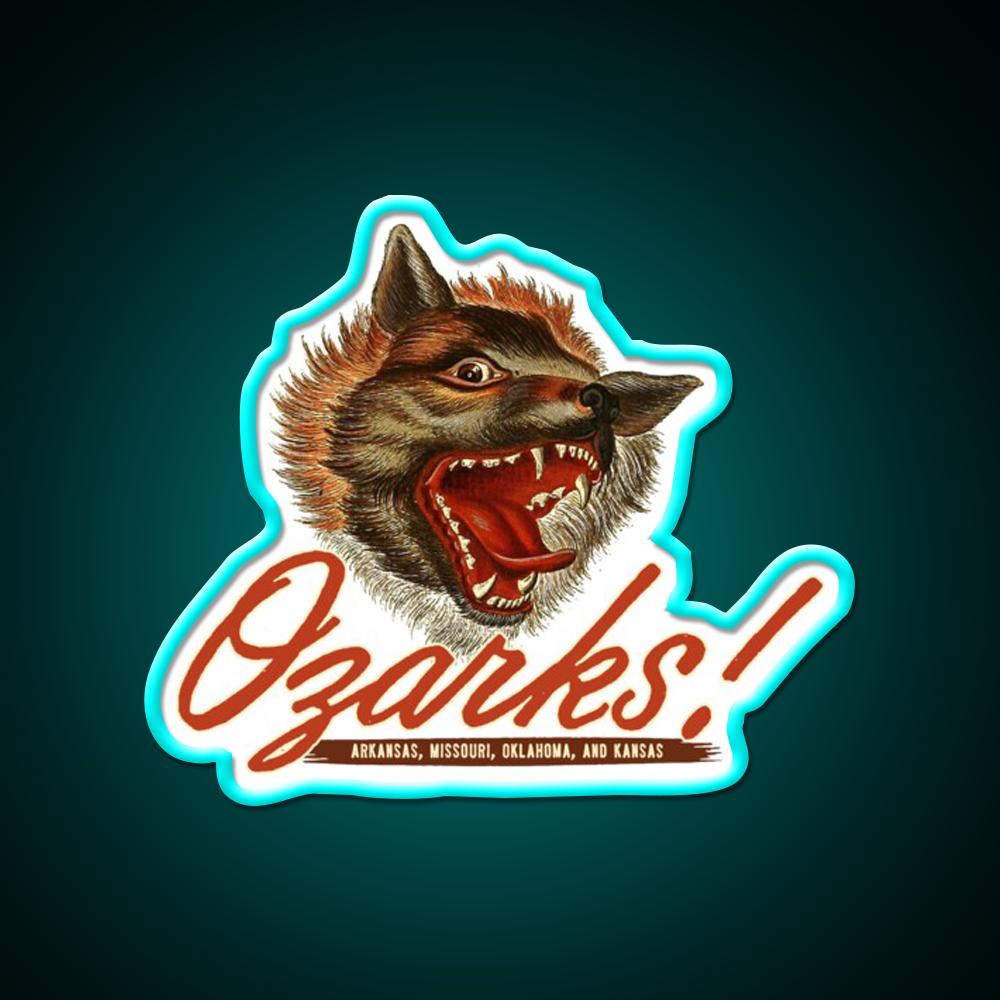 Vintage Ozark Tourist Whiskey Drink Bar Led Neon Sign Rgb Color