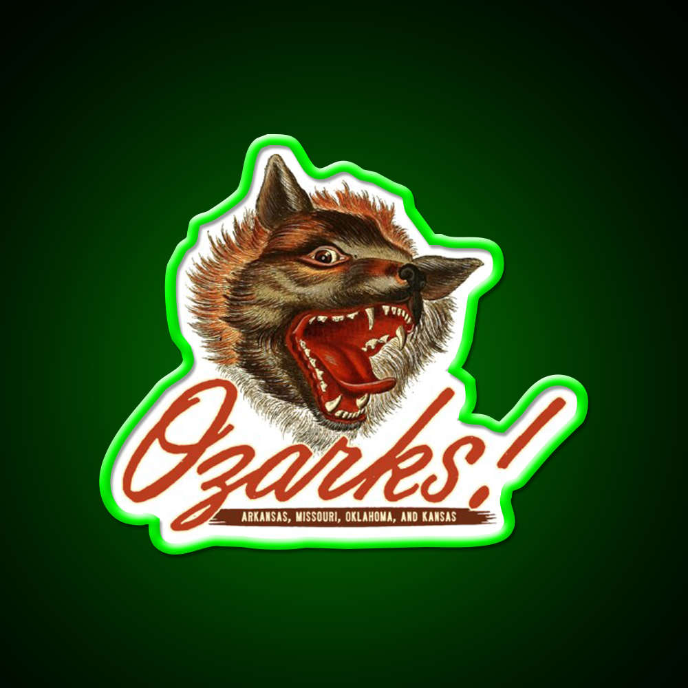 Vintage Ozark Tourist Whiskey Drink Bar Led Neon Sign Rgb Color