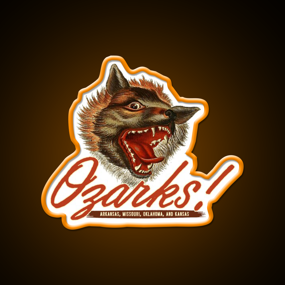 Vintage Ozark Tourist Whiskey Drink Bar Led Neon Sign Rgb Color