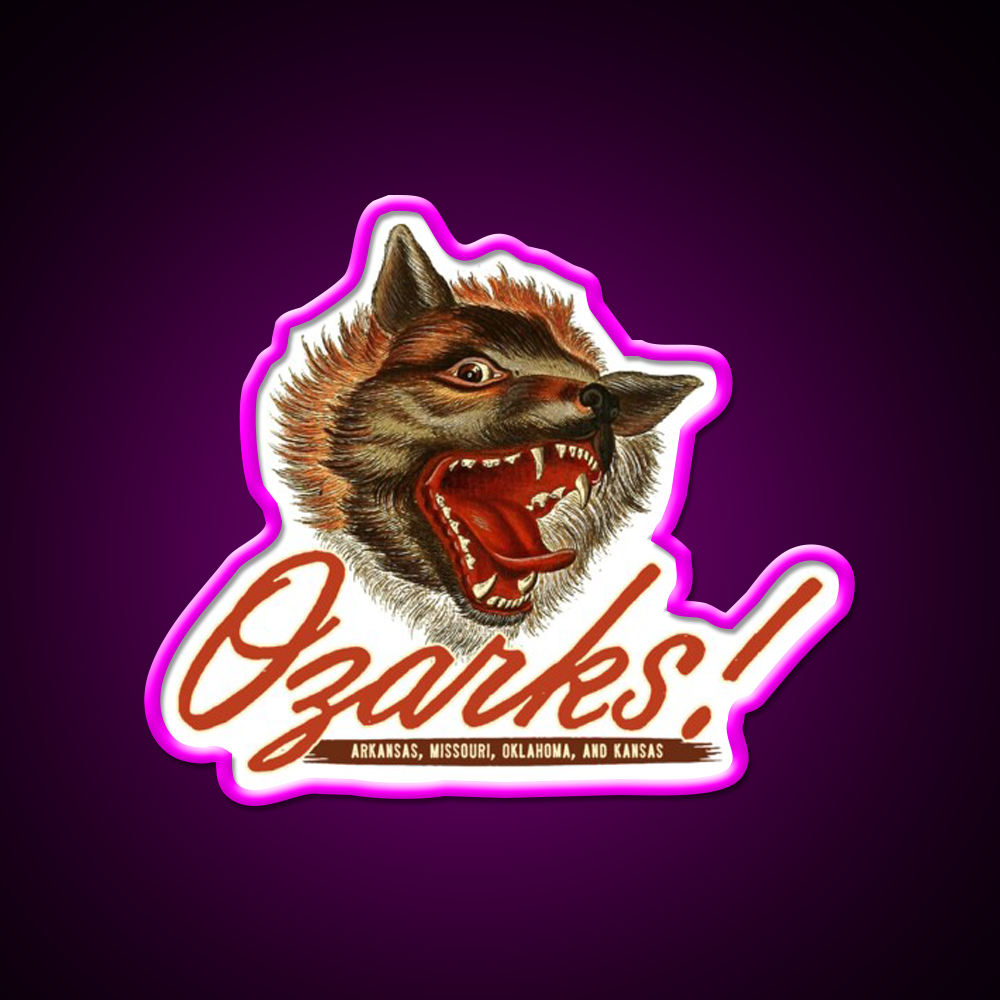 Vintage Ozark Tourist Whiskey Drink Bar Led Neon Sign Rgb Color