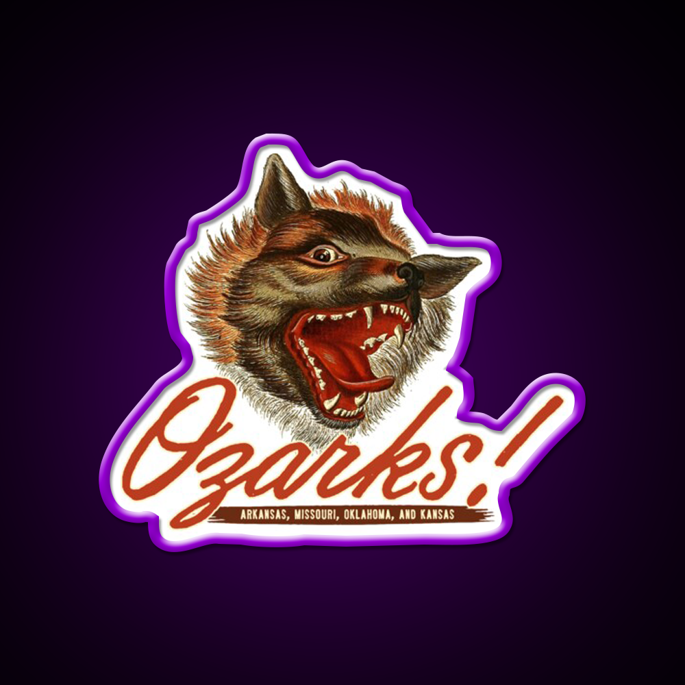 Vintage Ozark Tourist Whiskey Drink Bar Led Neon Sign Rgb Color