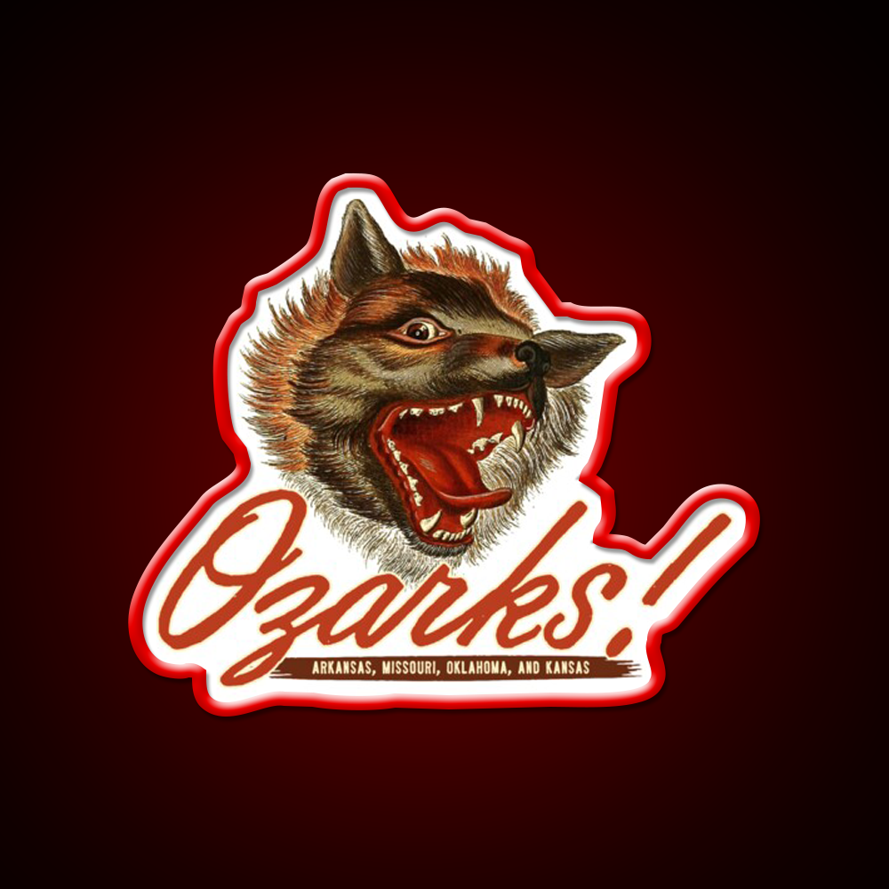 Vintage Ozark Tourist Whiskey Drink Bar Led Neon Sign Rgb Color