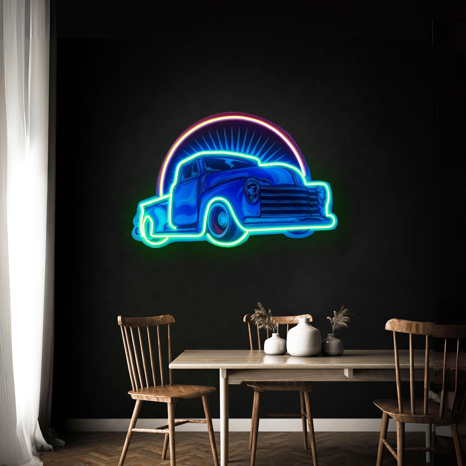 Vintage Retro Car Led Neon Sign Light Custom Led Signs - Shineneon