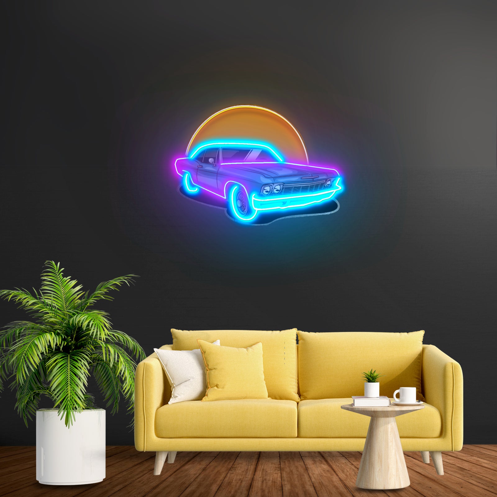 Violent Monopoly Gun Custom Led Signs Artwork For Sale