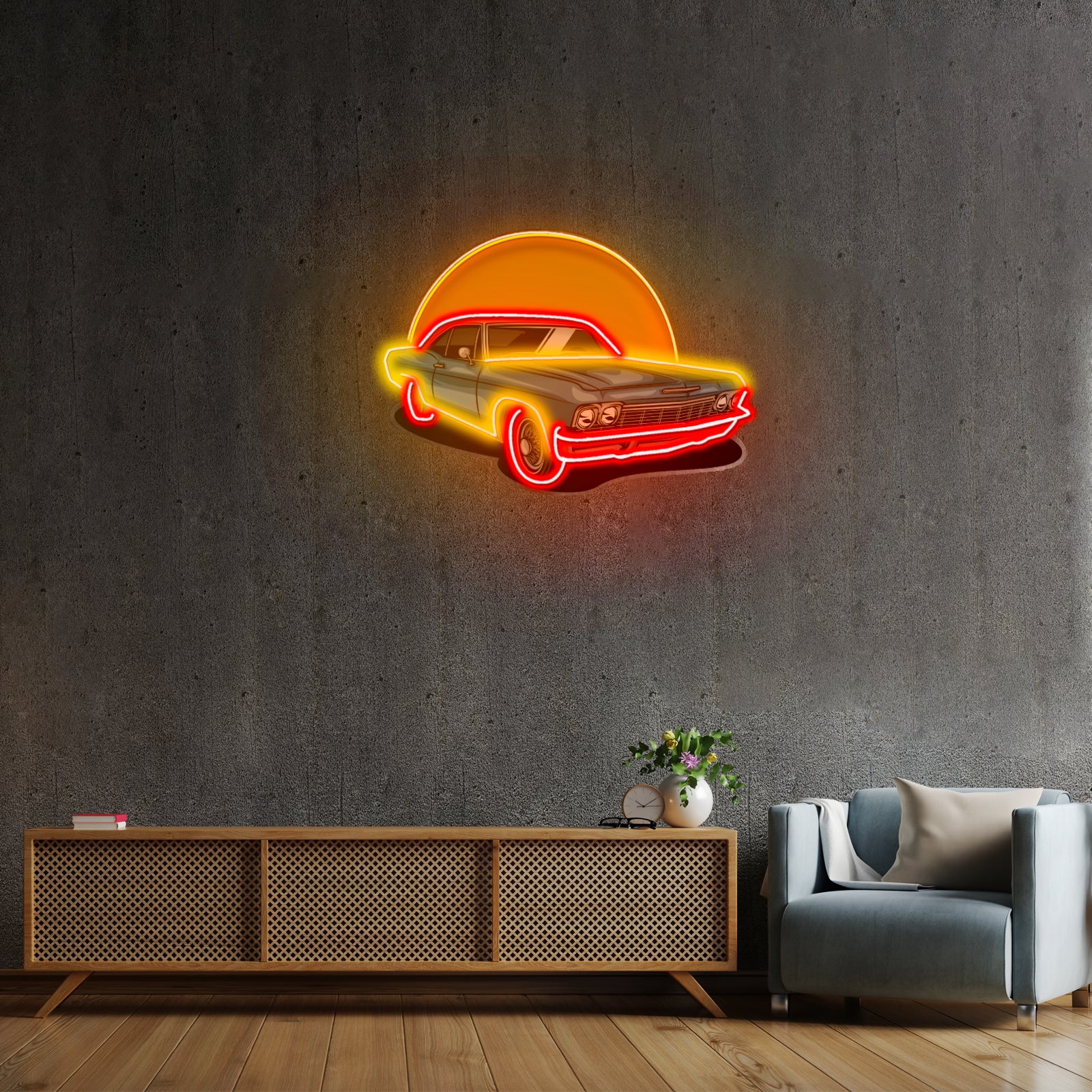 Violent Monopoly Gun Custom Led Signs Artwork For Sale