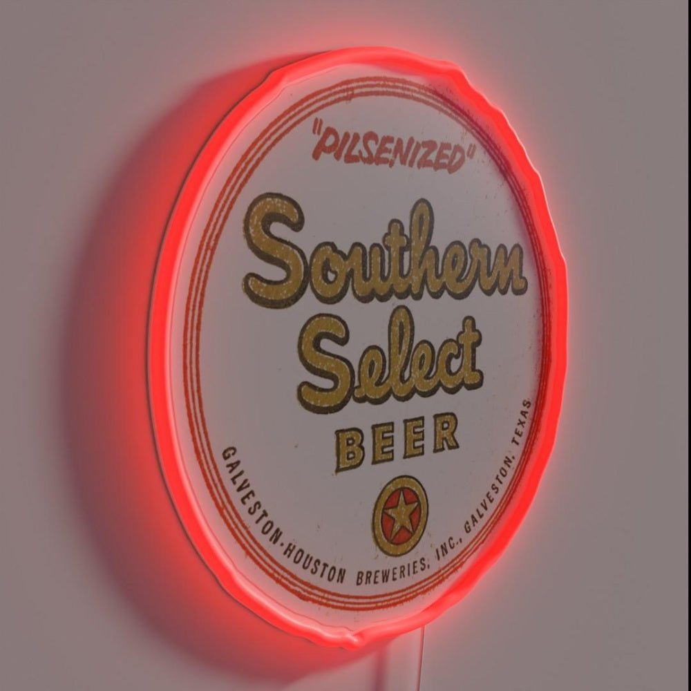 Vintage Southern Breweries Galveston Texas Rgb Led Neon Sign - Shineneon