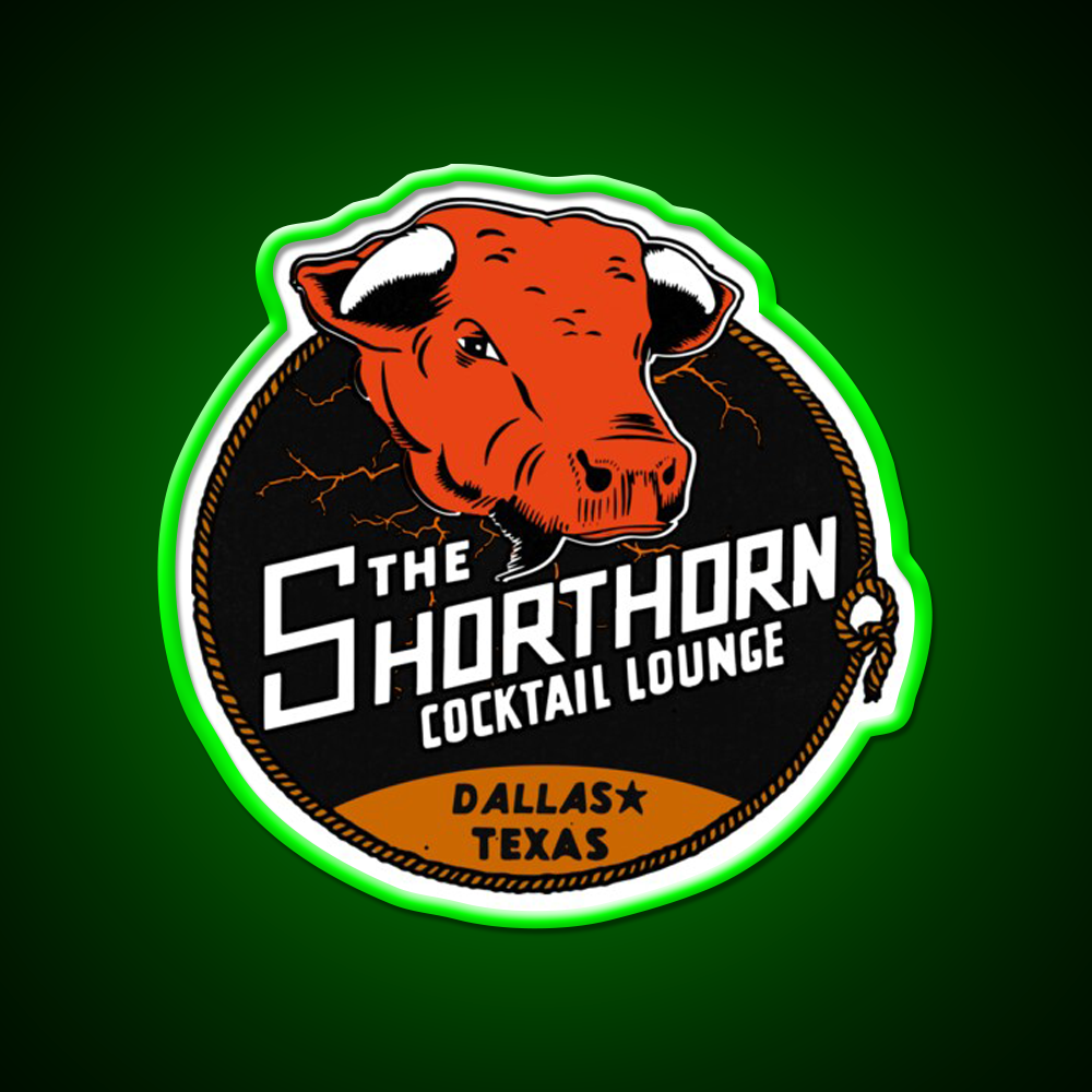 Vintage Texas Dive Bar Whiskey Drink Bar Led Neon Sign Rgb Color