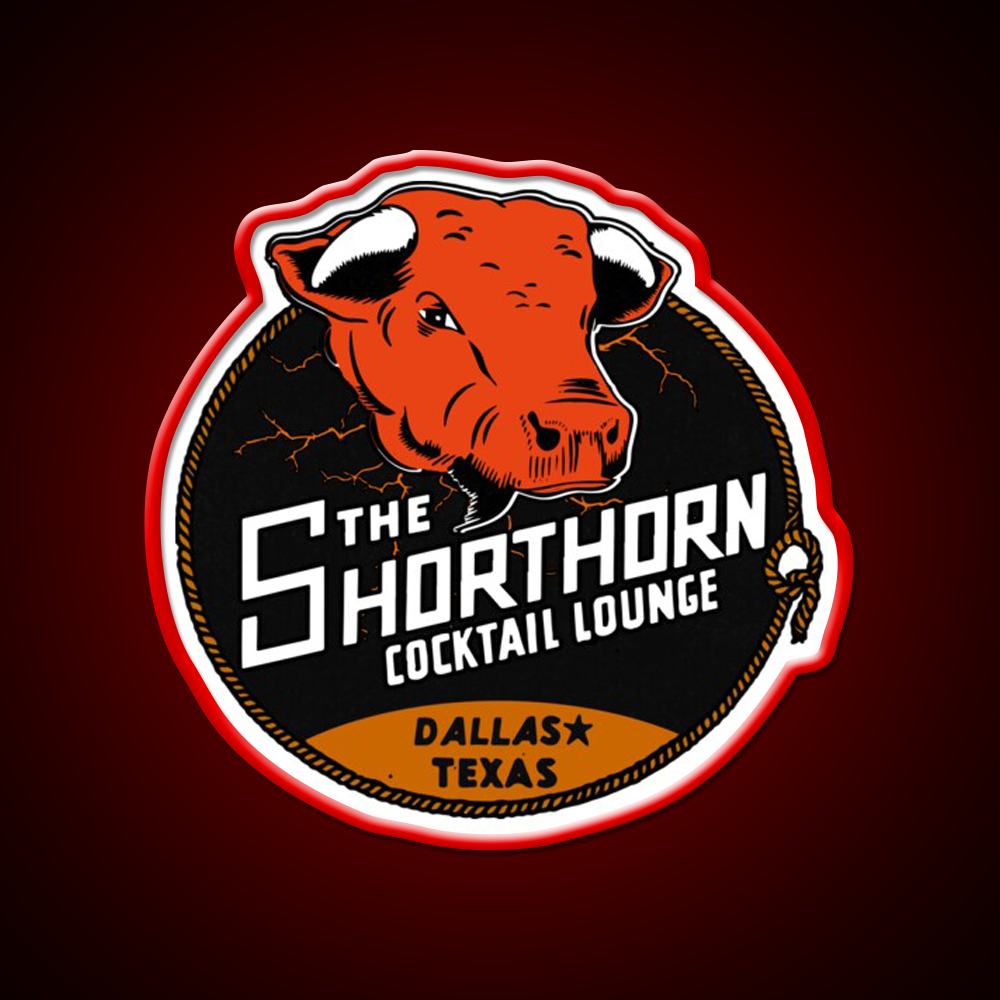 Vintage Texas Dive Bar Whiskey Drink Bar Led Neon Sign Rgb Color