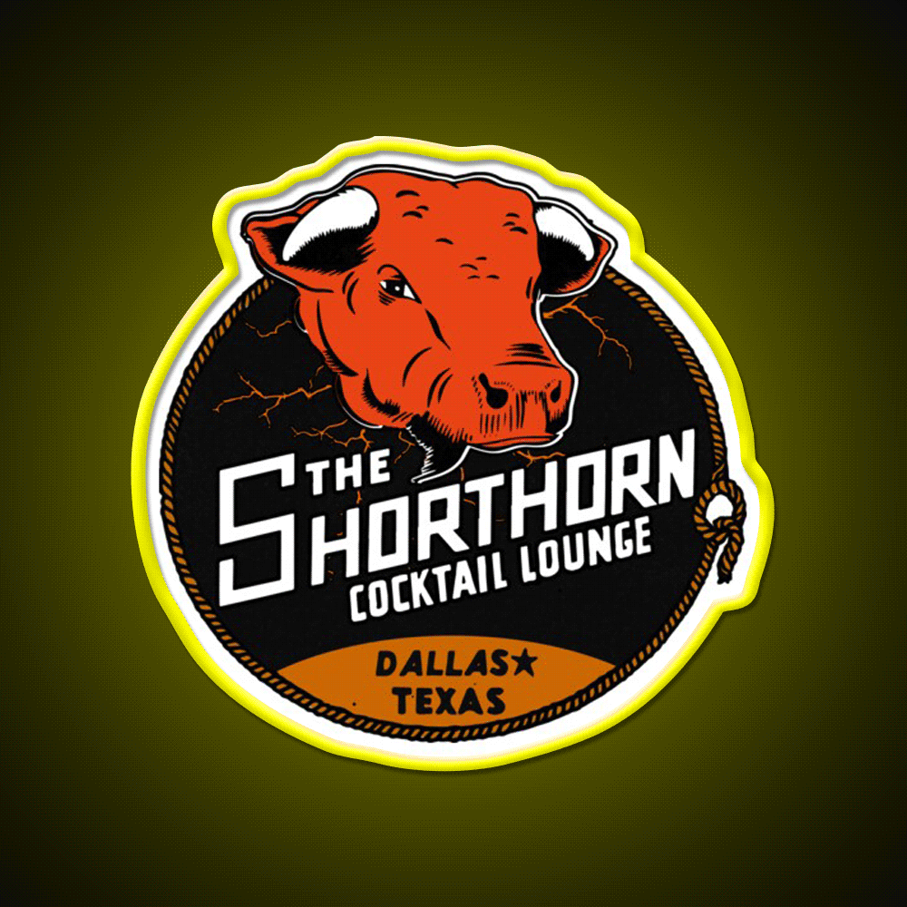 Vintage Texas Dive Bar Whiskey Drink Bar Led Neon Sign Rgb Color