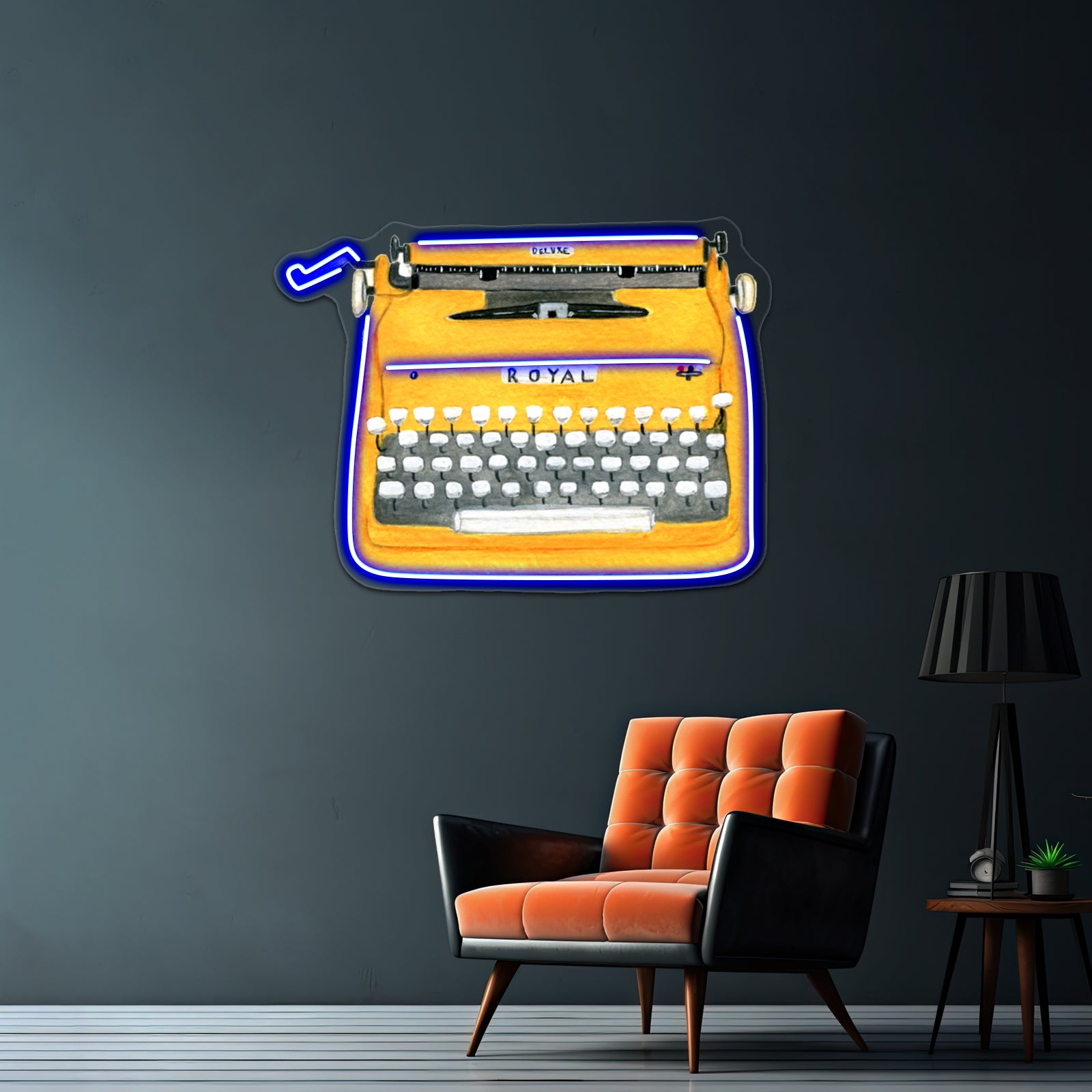 Vintage Typewriter Artwork Neon Signs Custom | Shineneon
