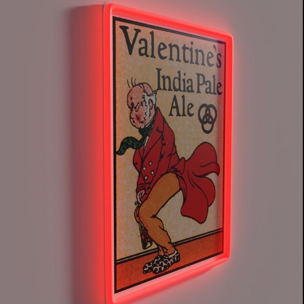 Vintage Valentinesindia Pale Ale Logo Rgb Led Neon Sign - Shineneon