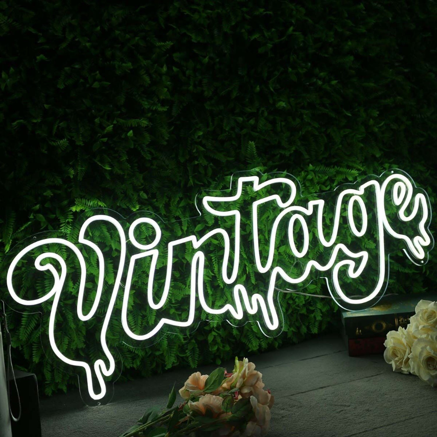 Vintage White Neon Led Sign - Shineneon