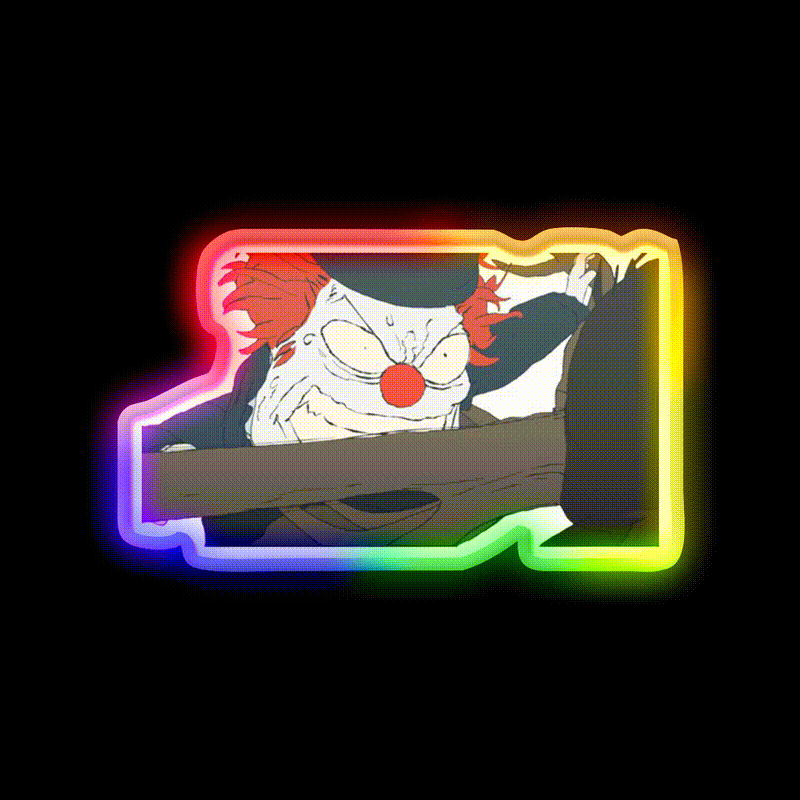 Violent Steve Fast Food Led Neon Sign For Burger Place Rgb Color