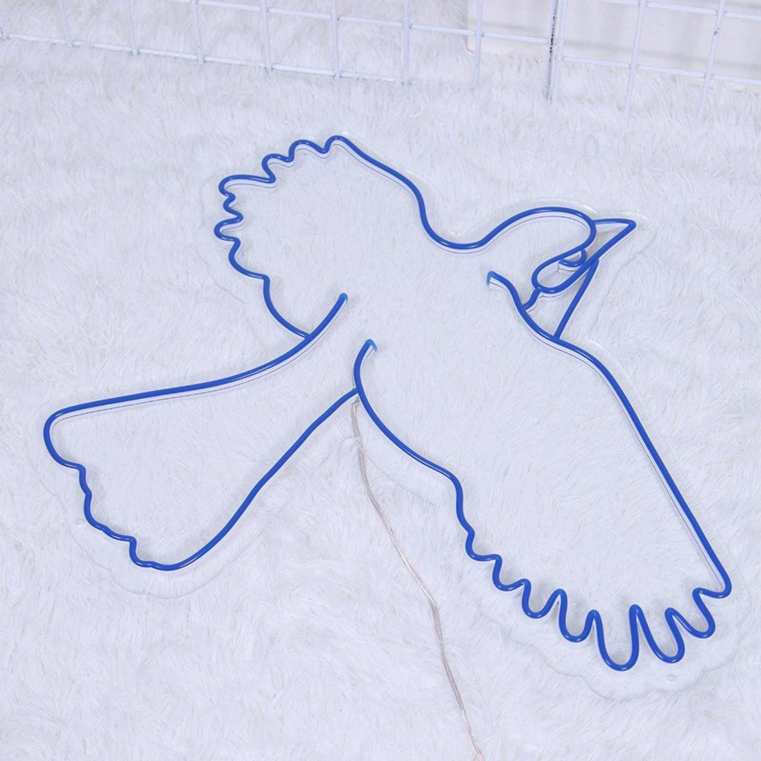 Violet-Blue Soaring Bird Led Neon Sign For Home Shop Decor | Shineneon