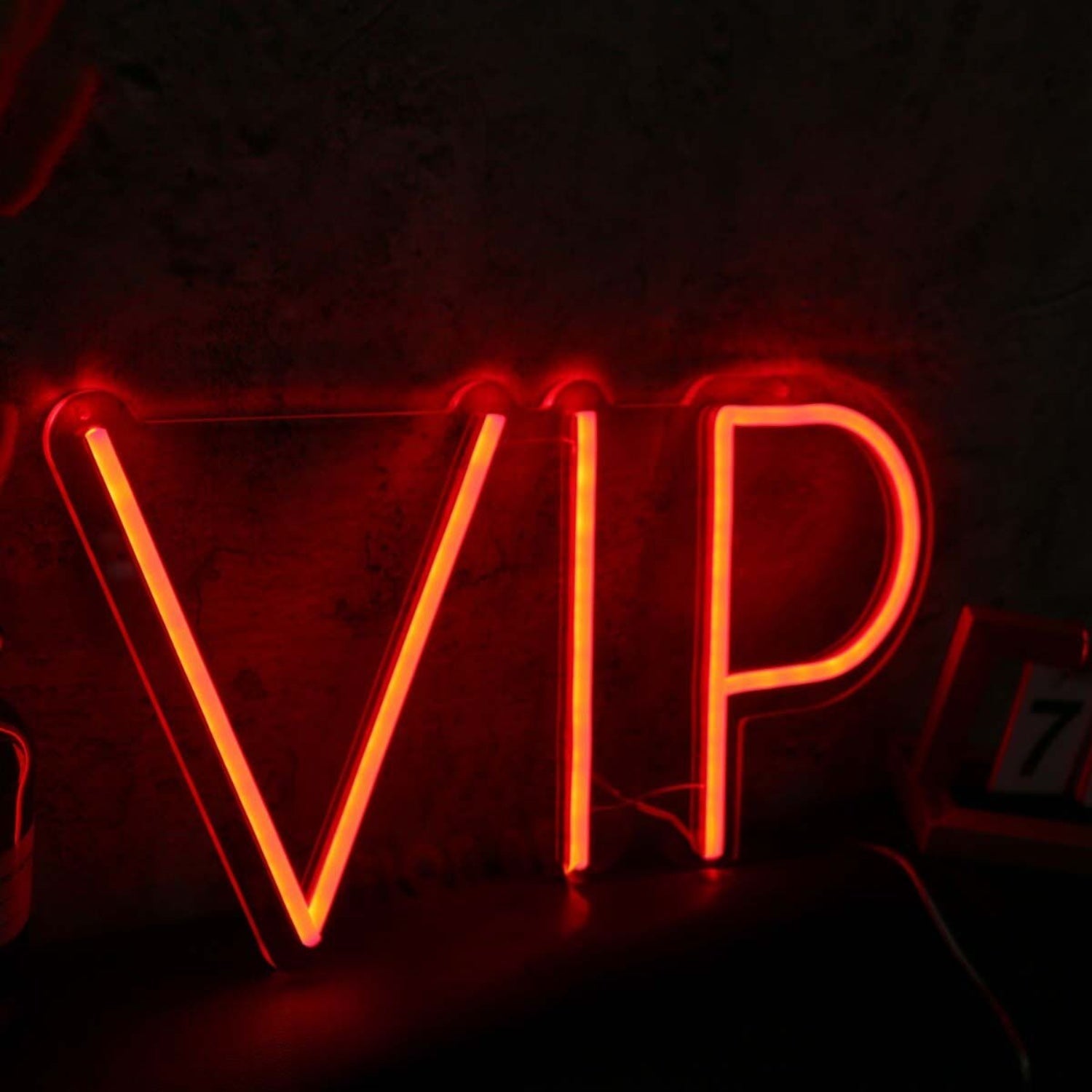 Vip Red Custom Led Neon Sign - Shineneon