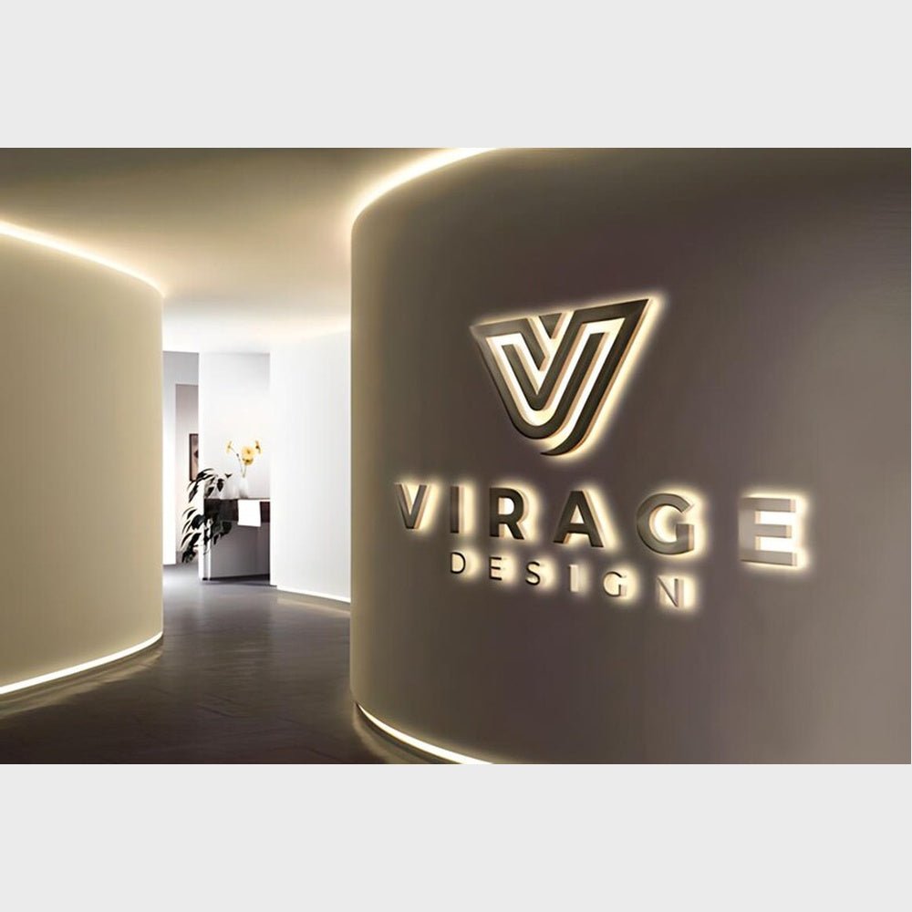 Virage Design 3D Backlit Channel Letters Led Light Sign - Shineneon