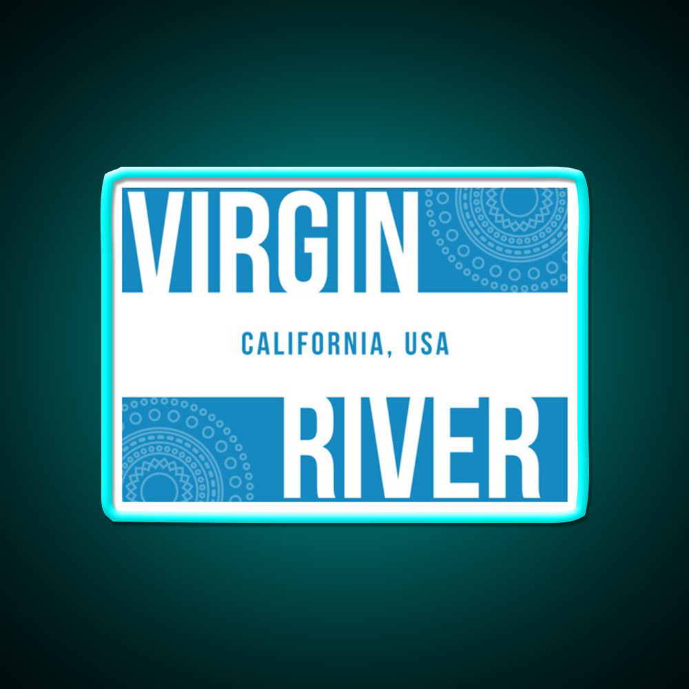 Virgin River California Man Cave Bar Led Neon Sign Rgb Color