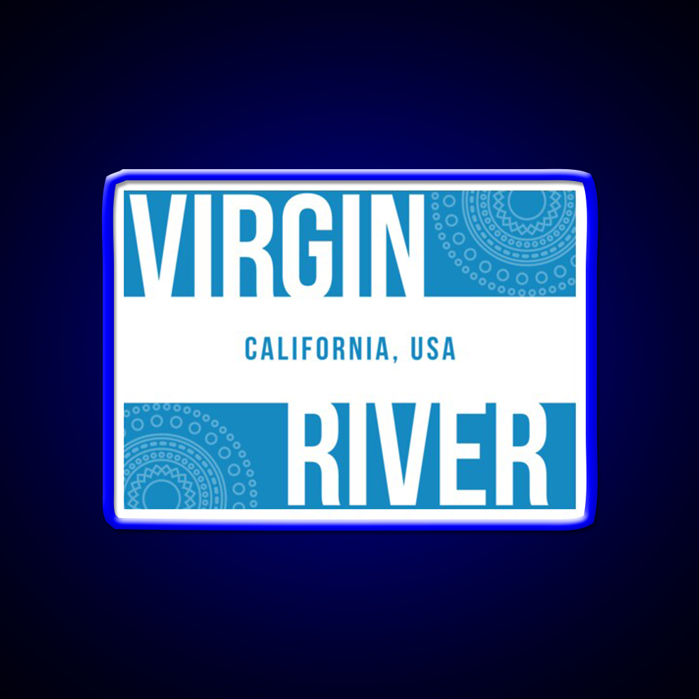 Virgin River California Man Cave Bar Led Neon Sign Rgb Color