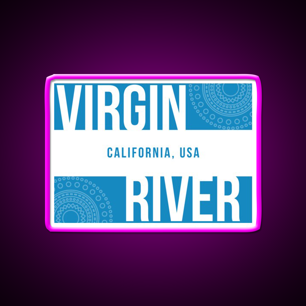 Virgin River California Man Cave Bar Led Neon Sign Rgb Color