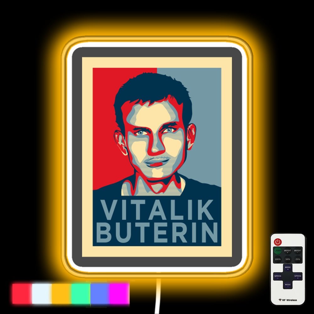 Vitalik Buterin Ethereum Led Neon Sign - Shineneon