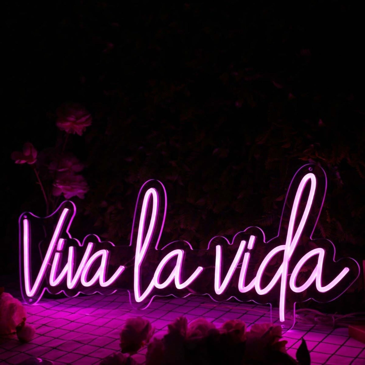 Viva La Vida Pink Led Neon Sign - Shineneon