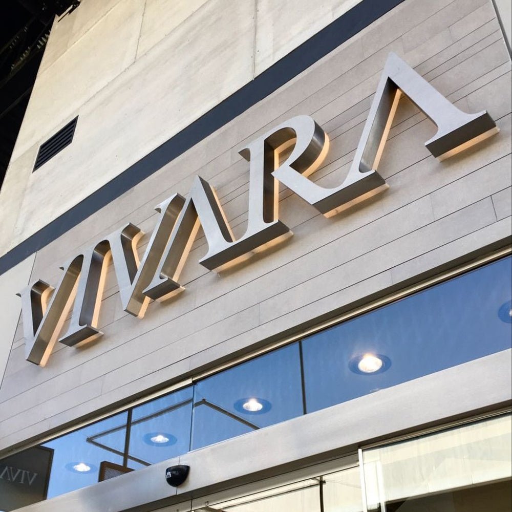 Vivara 3D Backlit Channel Letters Led Light Sign - Shineneon