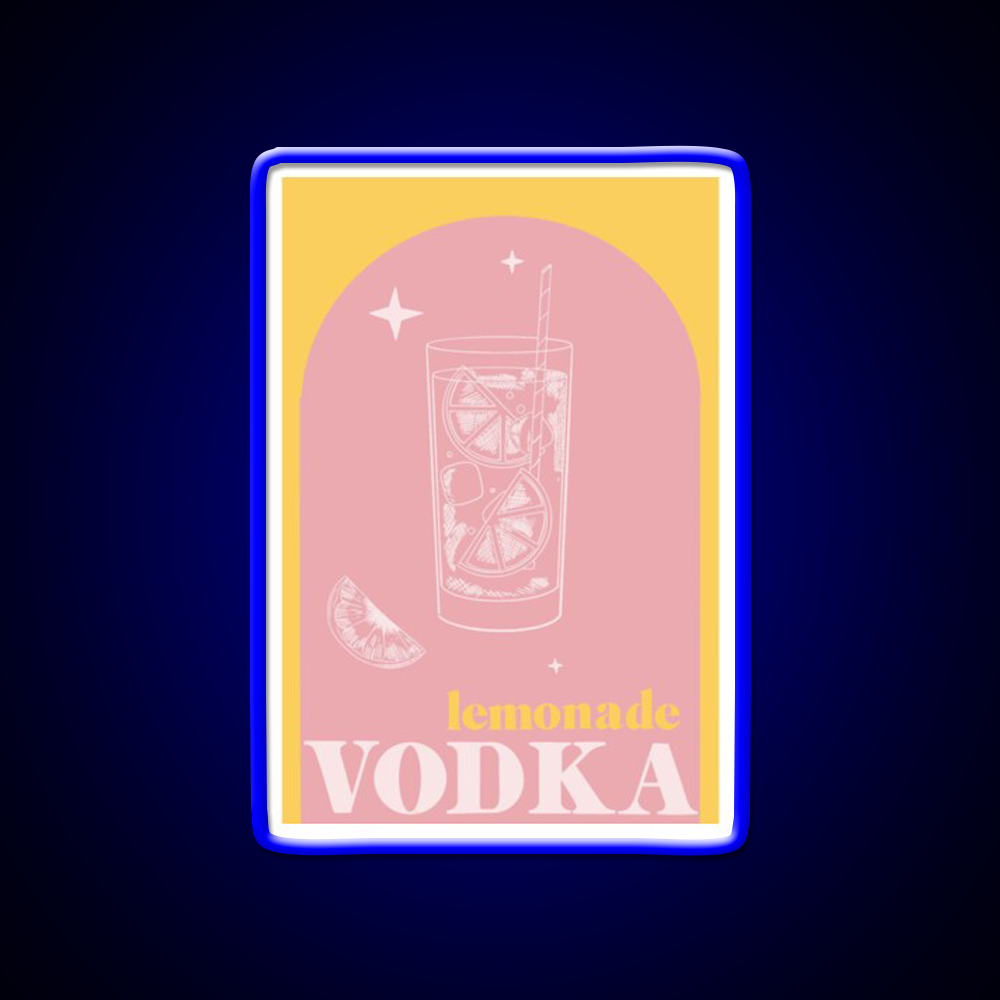 Vodka Lemonade Cocktail Bar Decor Led Neon Sign Rgb Color - LED neon sign view 5