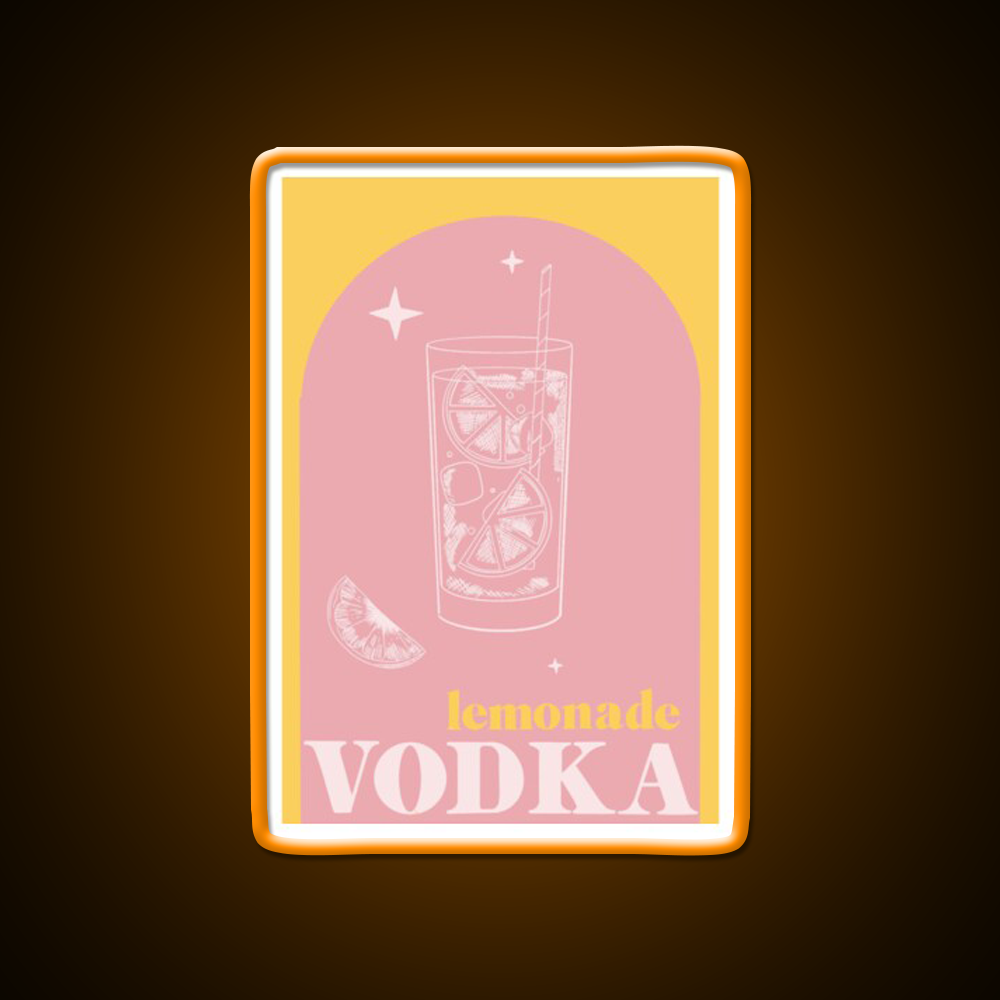 Vodka Lemonade Cocktail Bar Decor Led Neon Sign Rgb Color - LED neon sign view 6