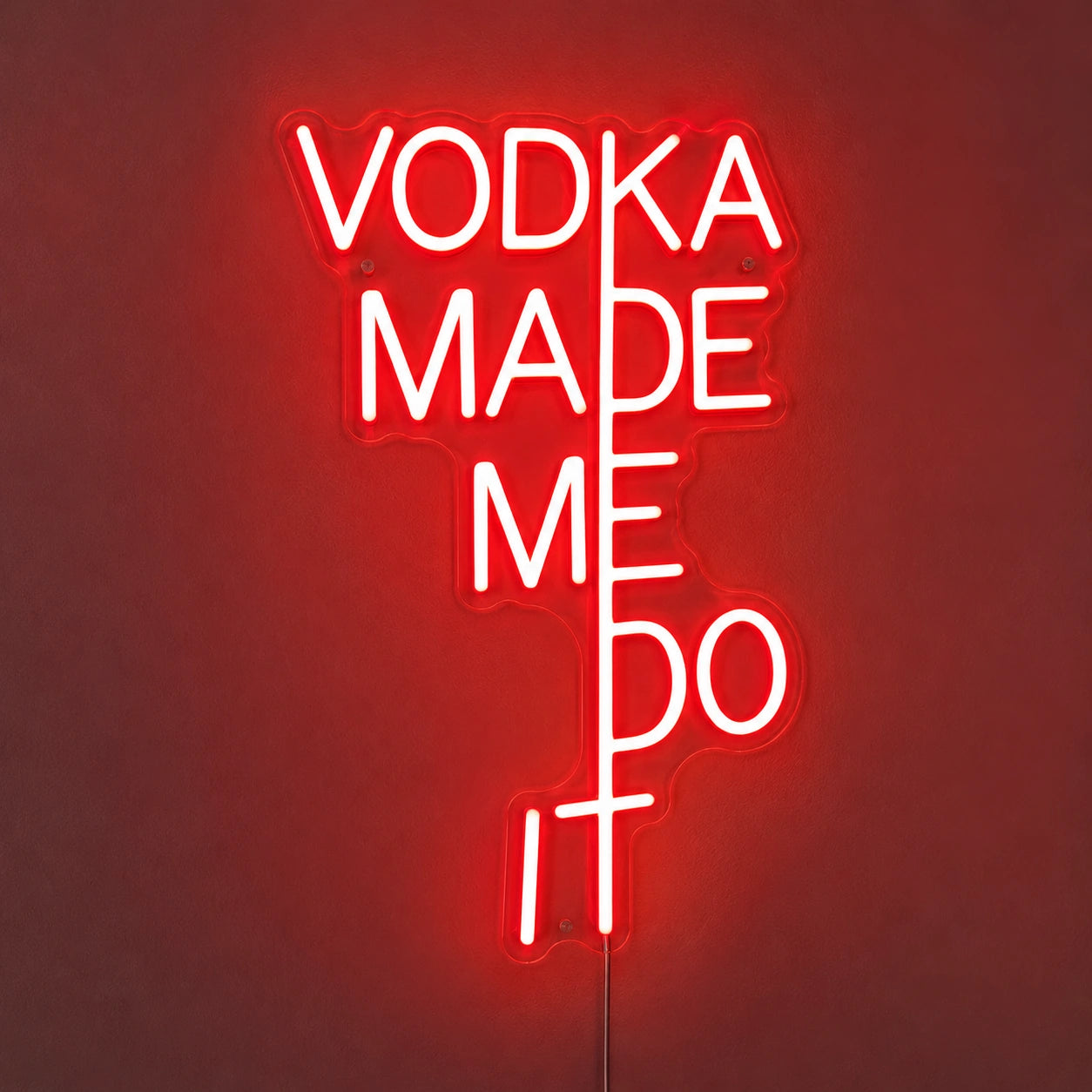 Vodka Made Me Do It Neon Sign LED Neon Sign main product image