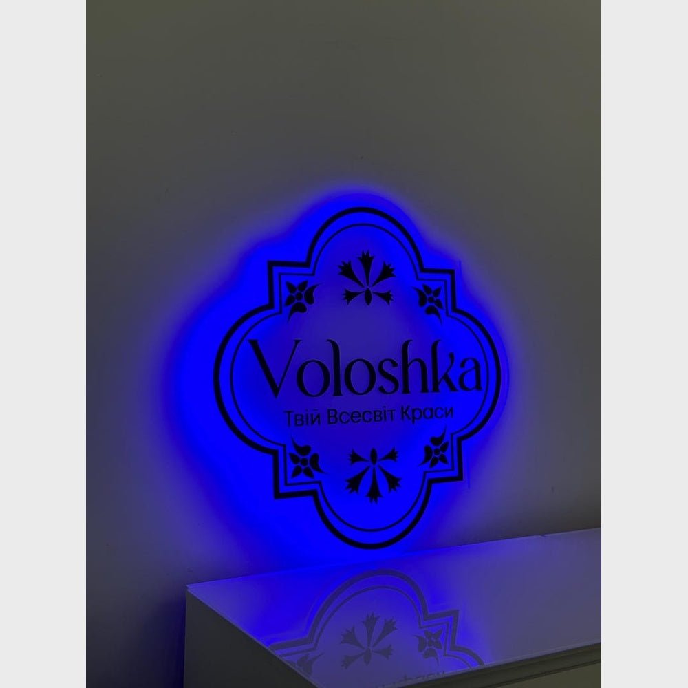Voloshka Studio Acrylic Business Logo Sign - Shineneon