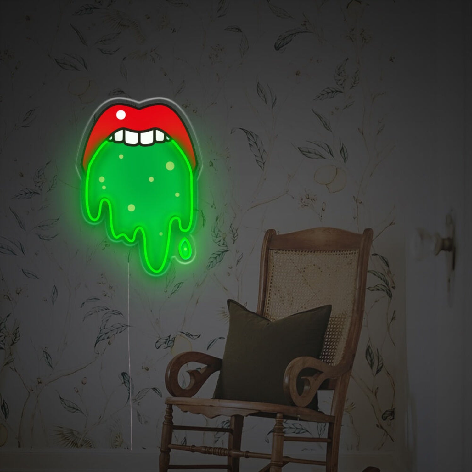 Vomiting Mouth Led Neon Acrylic Artwork | Shineneon