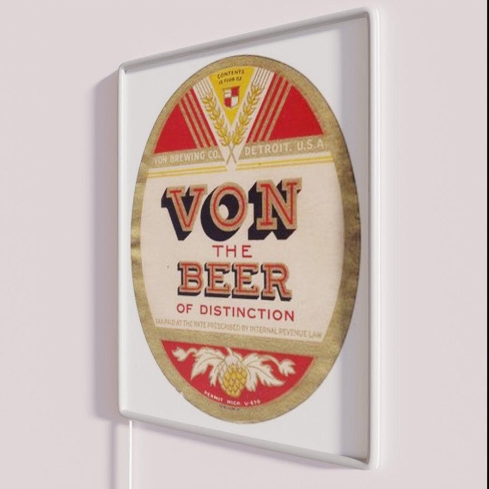 Von The Beer Of Distinction Rgb Led Neon Sign - Shineneon