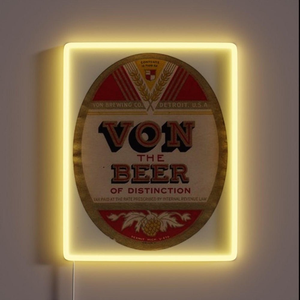 Von The Beer Of Distinction Rgb Led Neon Sign - Shineneon