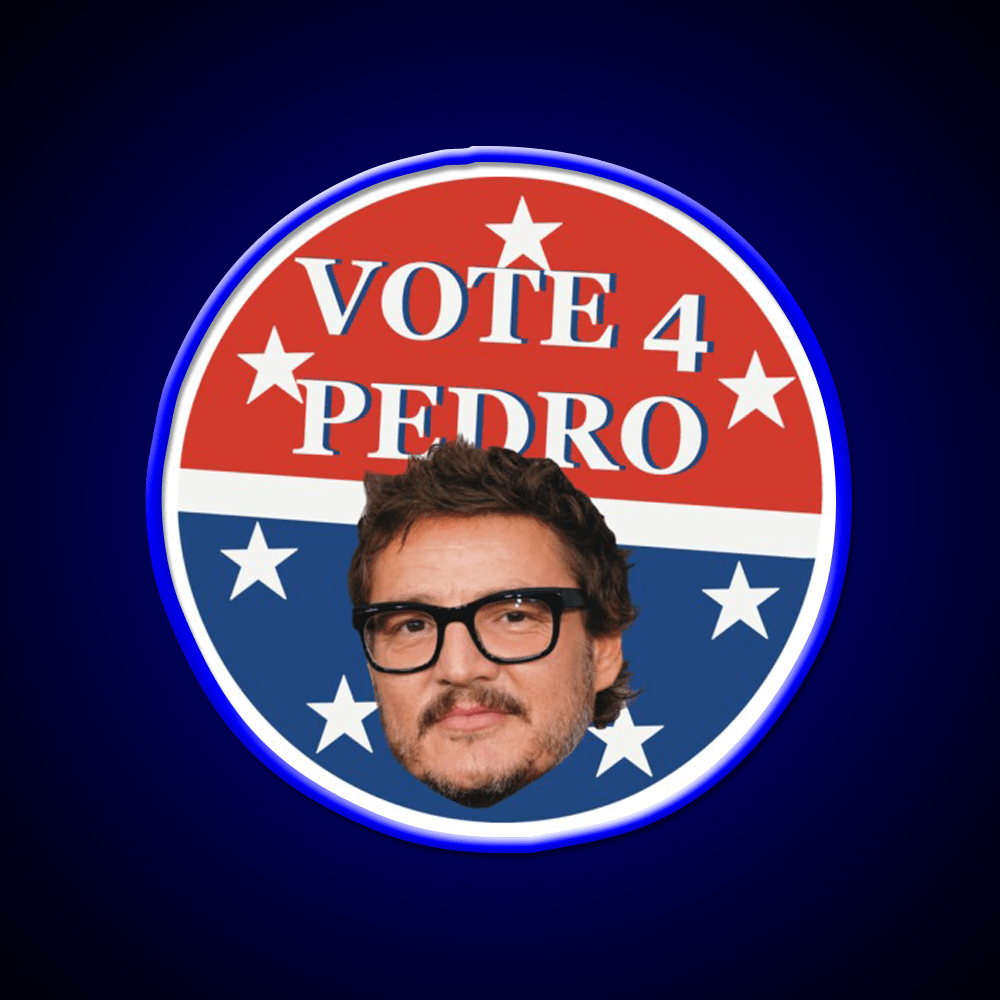 Vote 4 Pedro Whiskey Drink Bar Led Neon Sign Rgb Color - Shineneon