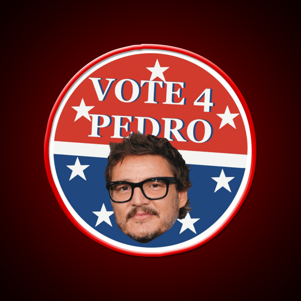 Vote 4 Pedro Whiskey Drink Bar Led Neon Sign Rgb Color - Shineneon