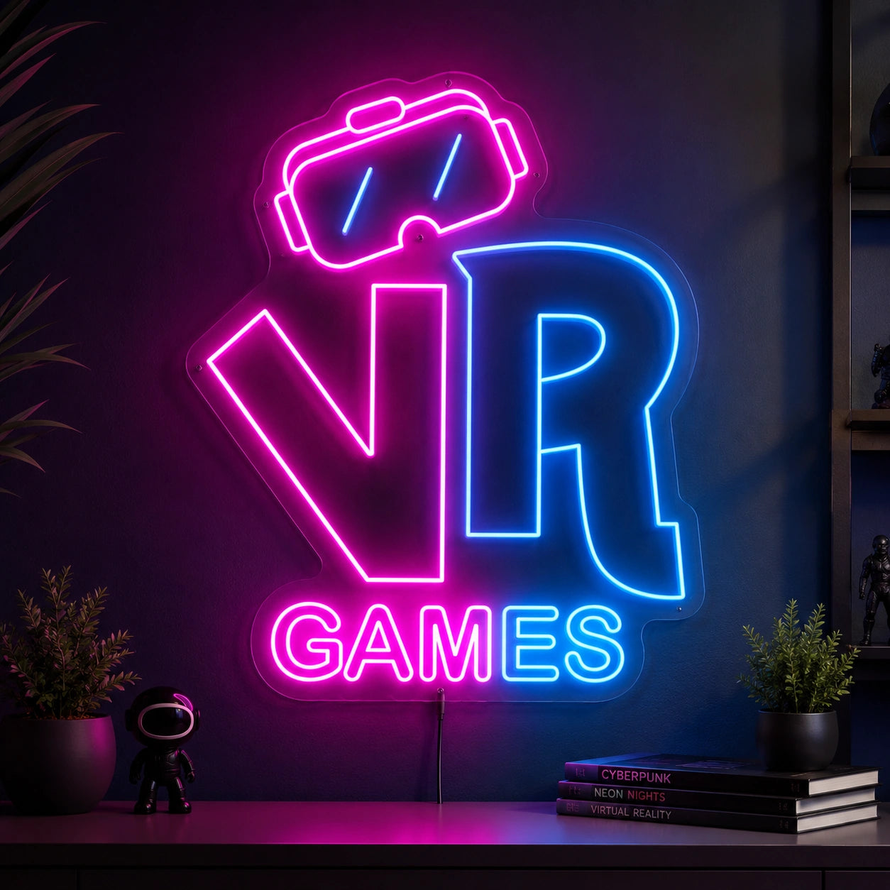 VR Games Neon Sign LED Neon Sign high-converting product image